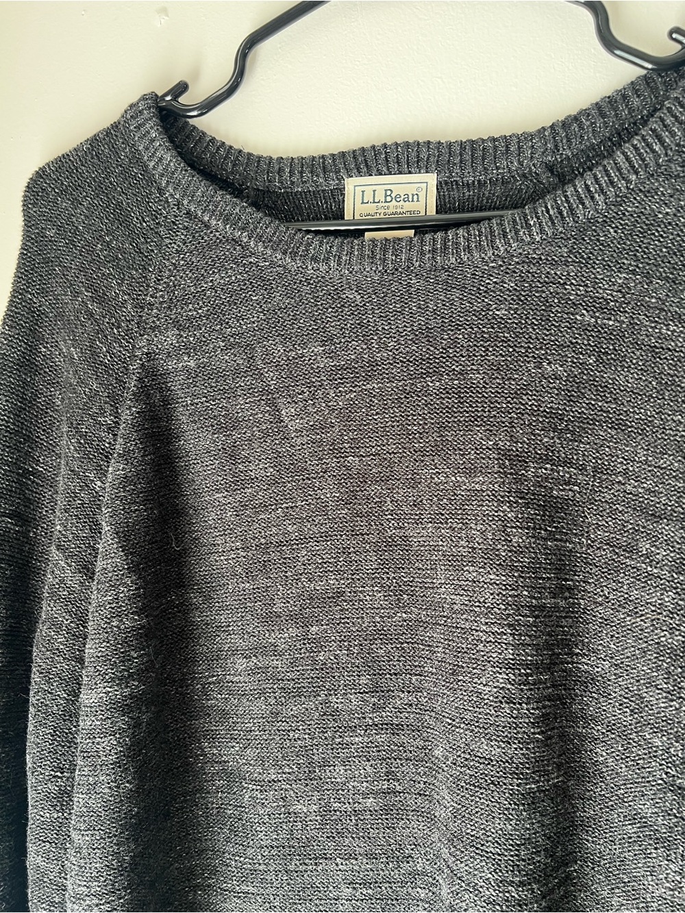 LL BEAN 100% organic cotton sweater
